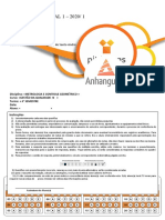 Avaliação oficial de Metrologia e Controle Geométrico