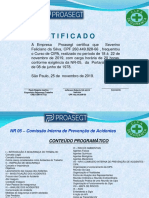 Certificado-NR 05 Severino Feliciano