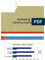 Growth of Marketing Communications Expenditure