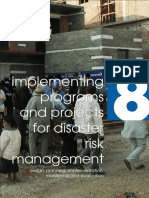 Implementing programs and projects for disaster risk management