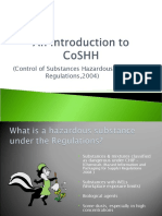 COSHH Regulations and Hazardous Substance Control