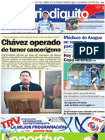 Portada edición Aragua 1-7-2011