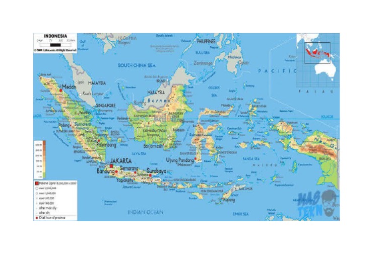 Gambar Peta Wilayah Indonesia | PDF