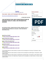 Job Satisfaction and Dissatisfaction in Primary Health Care - An Integrative Review