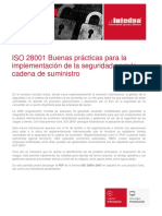 Presentacion - Iso 28001 Buenas Practicas para La Implementacion de La Seguridad para La Cadena de Suministro