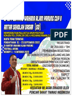 Pamflet Wahana Alam Parung Cup II Antar SD