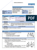 Sesión de Aprendizaje #1