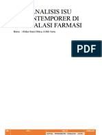 Analisis Isu Kontemporer Di Instalasi Farmasi