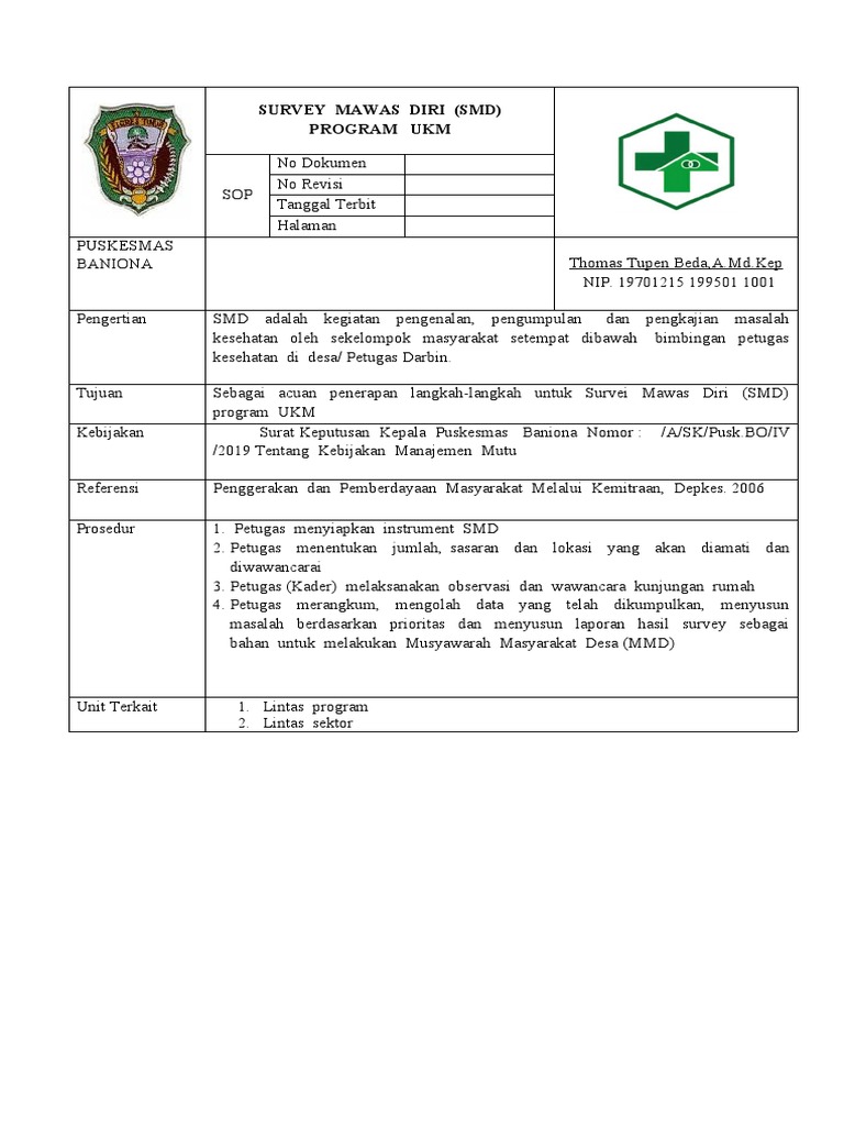 Pengertian dan Tujuan SMD dalam UKM | PDF | Bisnis