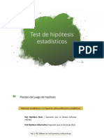 Test de Hipotesis