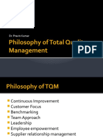 Philosophy of TQM