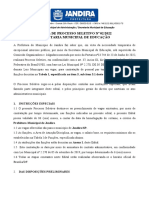 Edital de Processo Seletivo #02-2022