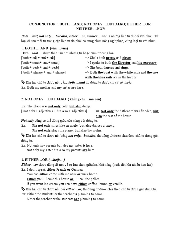 Conjunction | PDF