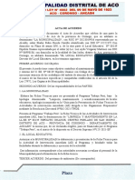 Acta de Acuerdo Aco San Isidro