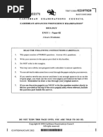 CAPE Biology Unit 1 Study Guide PDF | PDF