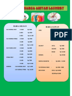 Daftar Harga Laundry Aisyah