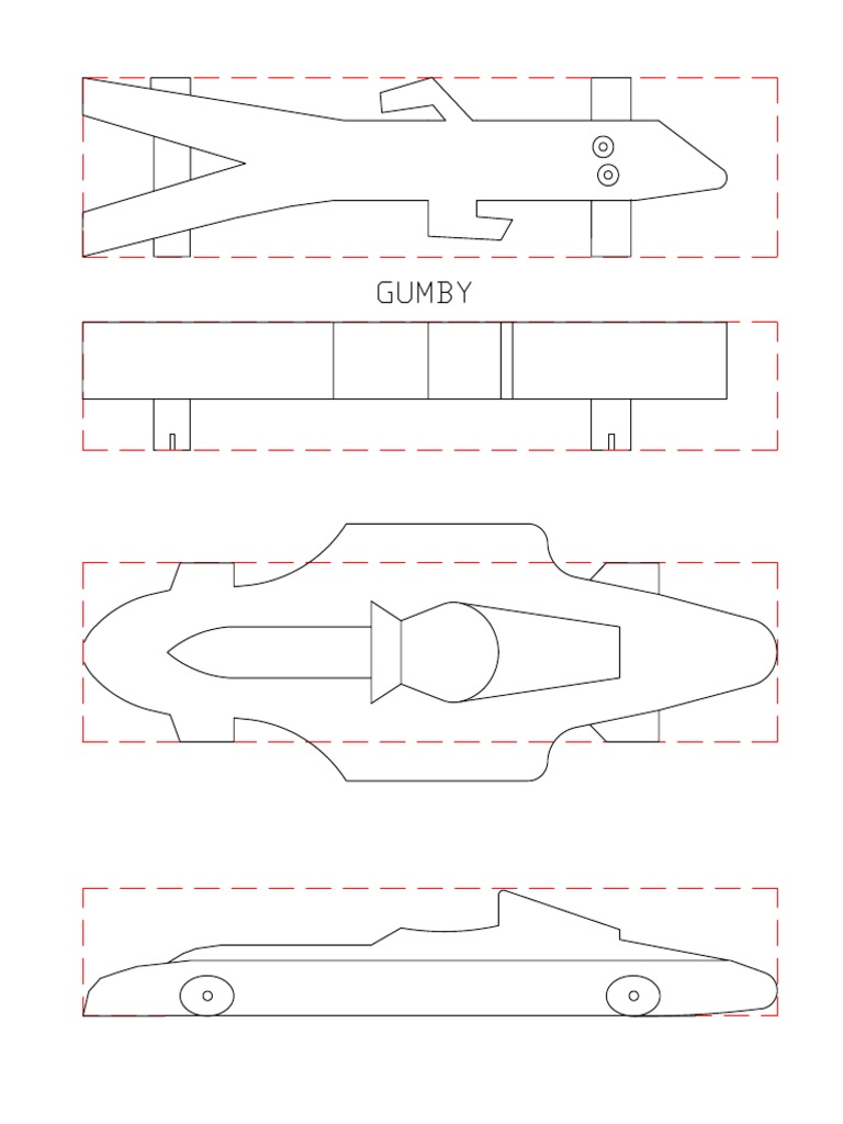 Pinewood Derby Templates 22 PDF
