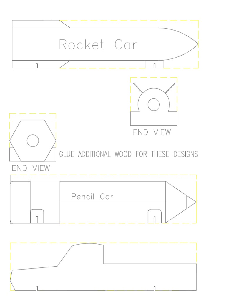 Pinewood Derby Templates 31 PDF