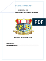 Carpeta de Promocion Guiada de DPCC - Tercer Grado