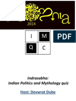 Indian Politics & Mythology Quiz