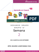 Actividades Semanales Del 31 de Agosto Al 04 de Septiembre