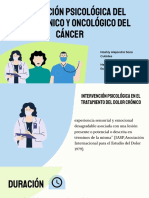 Intervención Psicologica Del Dolor Cronico y Oncologico Del Cancer