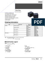 Omron G5LA-1A4 Relay Datasheet