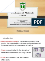 1.solid Mechanics-Introduction Normal Stress (CE1201)