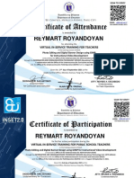 Certificate of Attendance and Participation (18)