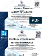Certificate of Attendance and Participation (17)