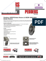 New Pedders OEDR Brake Rotors for SUVs and 4WDs