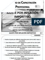Ajuste Por Inflación Impositivo 03.09.2019 BN