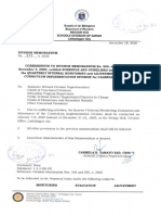 Division Memo No 537, s.2020 - Corrigendum to Division Memorandum No. 505, s.2020 Entitled Schedule and Guidelines on the Conduct of the Quarterly Internal Monitoring, Evaluation and Adjustment (Imea) for c