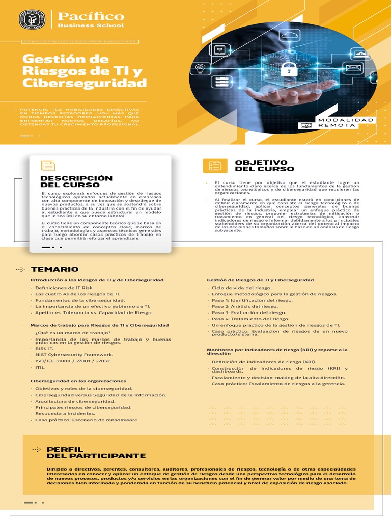 Gestión de Riesgos en Ciberseguridad | PDF | La seguridad informática ...