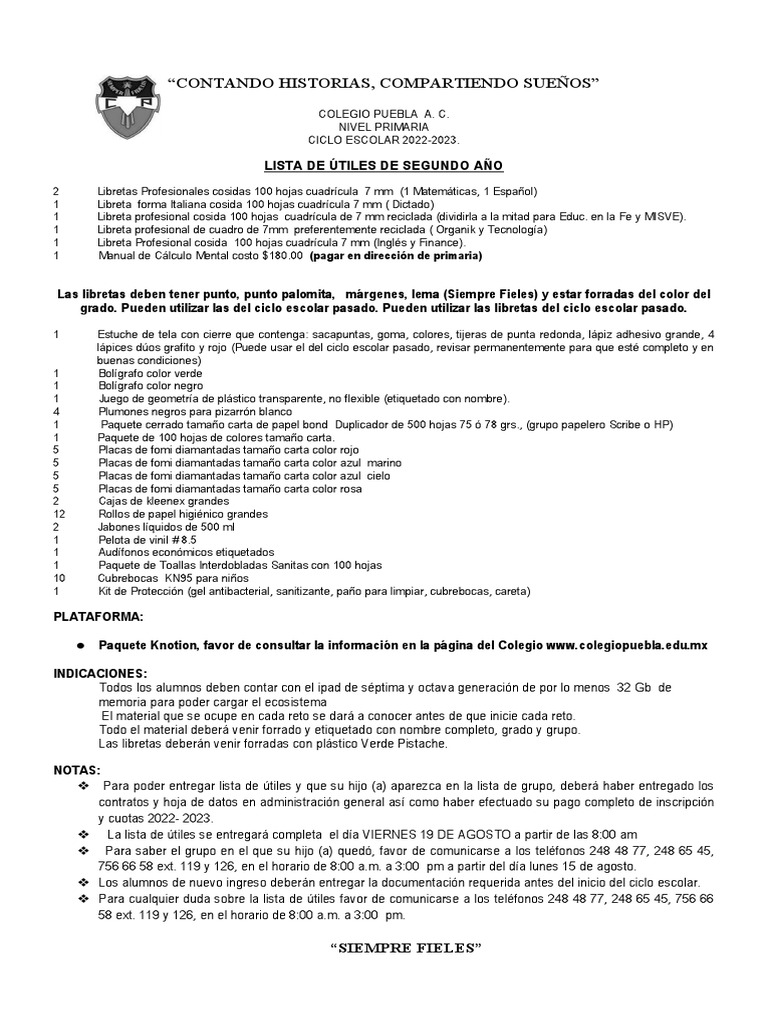 Lista de 2 | PDF | Lápiz | Color