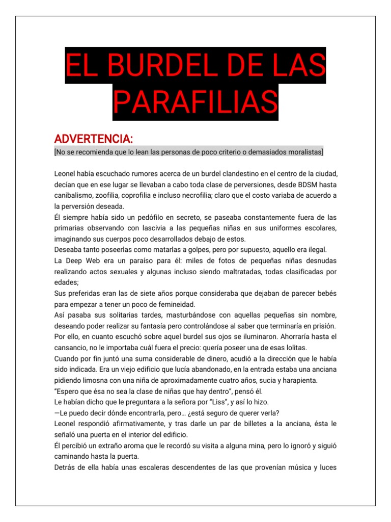 El Burdel de Las Parafilias Docx - 1718394186