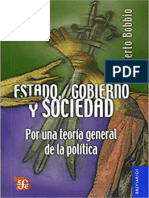 Estado, Gobierno y Sociedad Por Una Teoría General de La Política (Norberto Bobbio)
