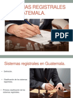 Sistemas Registrales en Guatemala