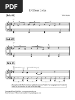Download 15 Blues Licks by Richard Head SN59111573 doc pdf