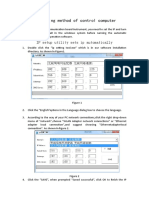 Ip Setting Method of Control Computer