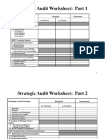 Strategic Audit Frame Work14