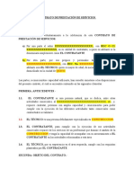 Formato de Contrato de Servicios Civiles