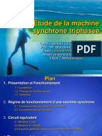 Etude de La Machine Synchrone Triphasée