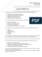 Lista de Exercícios - Frase Oração e Período