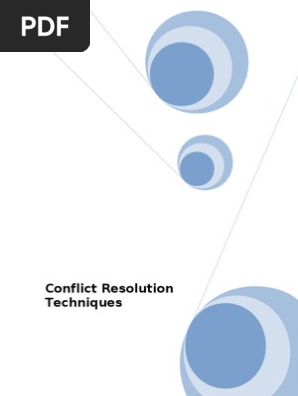 Conflict Resolution Techniques