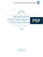 Tradiciones Epistemológicas en Ciencias Sociales