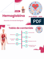 Hemoglobina - Metabolismo de Fe, B9 y B12
