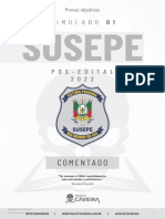 1º Simulado Completo - Agente Penitenciário SUSEPE - RS 2022 (Pós-Edital) - Projeto Caveira