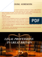 Legal Professions in Great Britain