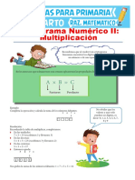 Ejercicios de Criptograma Númerico de Multiplicación para Cuarto de Primaria